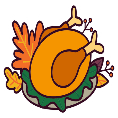 Custom Outdoor Yard Signs Multiple Sizes Thanksgiving Day Turkey