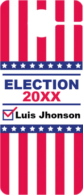 Custom Door Hangers for Election