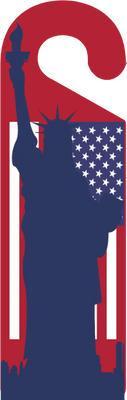 Custom Door Hangers for Statue