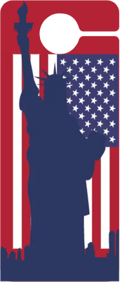 Custom Door Hangers for Statue