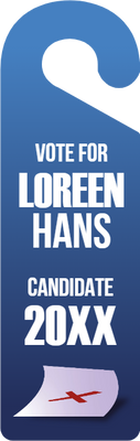 Custom Door Hangers Vote For