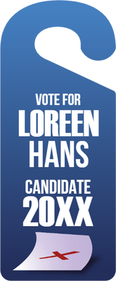 Custom Door Hangers Vote For