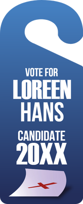 Custom Door Hangers Vote For