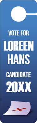 Custom Door Hangers Vote For