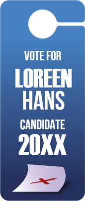 Custom Door Hangers Vote For
