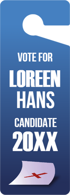 Custom Door Hangers Vote For