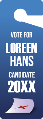 Custom Door Hangers Vote For
