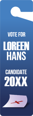 Custom Door Hangers Vote For