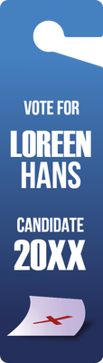 Custom Door Hangers Vote For