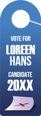 Custom Door Hangers Vote For