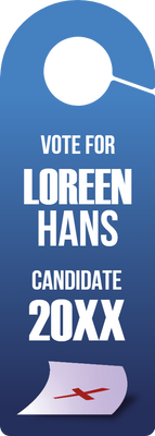 Custom Door Hangers Vote For