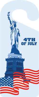 Custom Door Hangers for 4th of July
