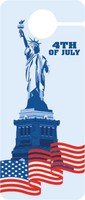 Custom Door Hangers for 4th of July
