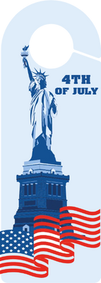 Custom Door Hangers for 4th of July