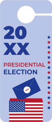 Custom Door Hangers for Presidential Election