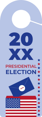 Custom Door Hangers for Presidential Election