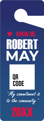 Custom Door Hangers for Robert May