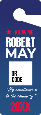 Custom Door Hangers for Robert May