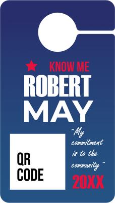 Custom Door Hangers for Robert May