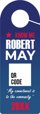 Custom Door Hangers for Robert May
