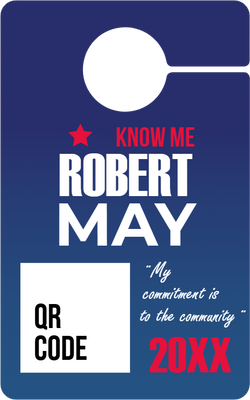 Custom Door Hangers for Robert May