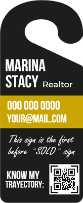 Custom Door Hangers for Marina Stacy