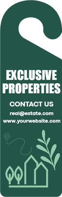 Custom Door Hangers for Exclusive Properties