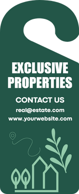 Custom Door Hangers for Exclusive Properties