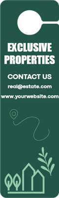 Custom Door Hangers for Exclusive Properties
