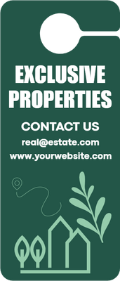 Custom Door Hangers for Exclusive Properties