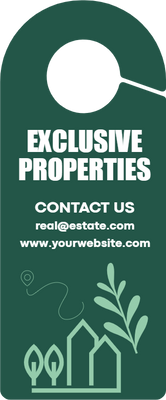 Custom Door Hangers for Exclusive Properties