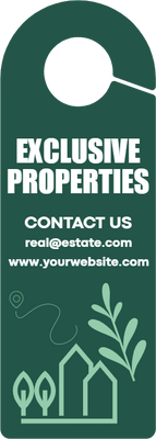 Custom Door Hangers for Exclusive Properties