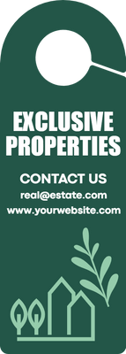 Custom Door Hangers for Exclusive Properties