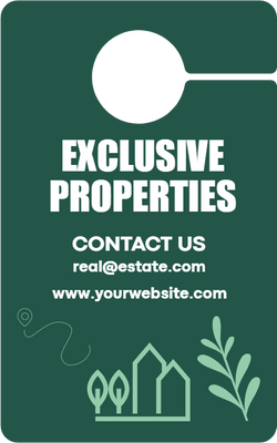 Custom Door Hangers for Exclusive Properties