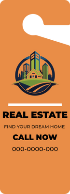 Custom Door Hangers Multiple Sizes for Real Estate