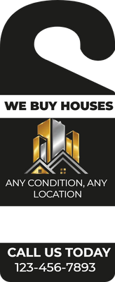 Custom Door Hangers for We Buy Houses