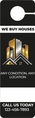 Custom Door Hangers for We Buy Houses