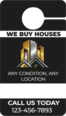 Custom Door Hangers for We Buy Houses