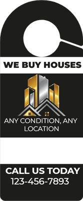 Custom Door Hangers for We Buy Houses