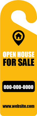 Custom Door Hangers for Open House