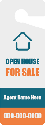 Custom Door Hangers House for Sale