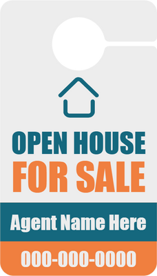 Custom Door Hangers House for Sale
