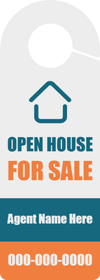 Custom Door Hangers House for Sale