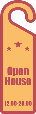 Custom Door Hangers for Open House Star