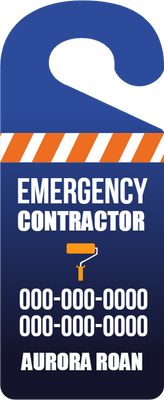 Custom Door Hangers for Emergency Contractor