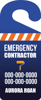 Custom Door Hangers for Emergency Contractor