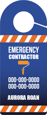 Custom Door Hangers for Emergency Contractor