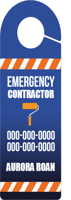 Custom Door Hangers for Emergency Contractor