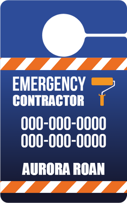 Custom Door Hangers for Emergency Contractor