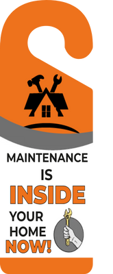 Custom Door Hangers for Maintenance